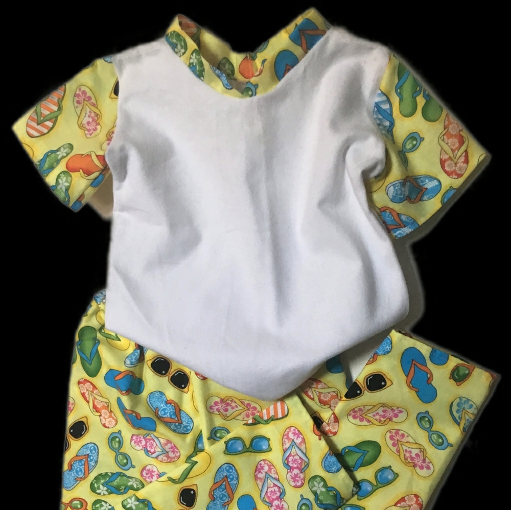 New children's outfit. Comfort. Double fab